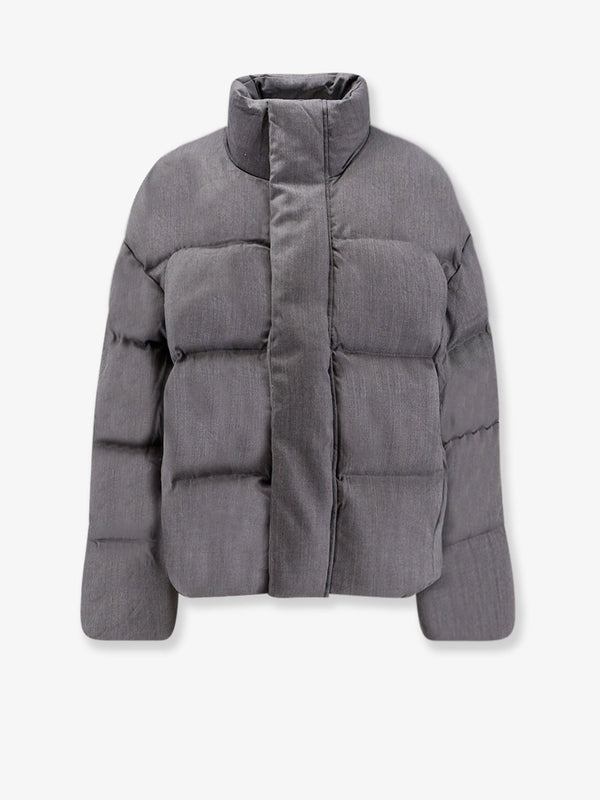 Puffer Wool Down Jacket Grey