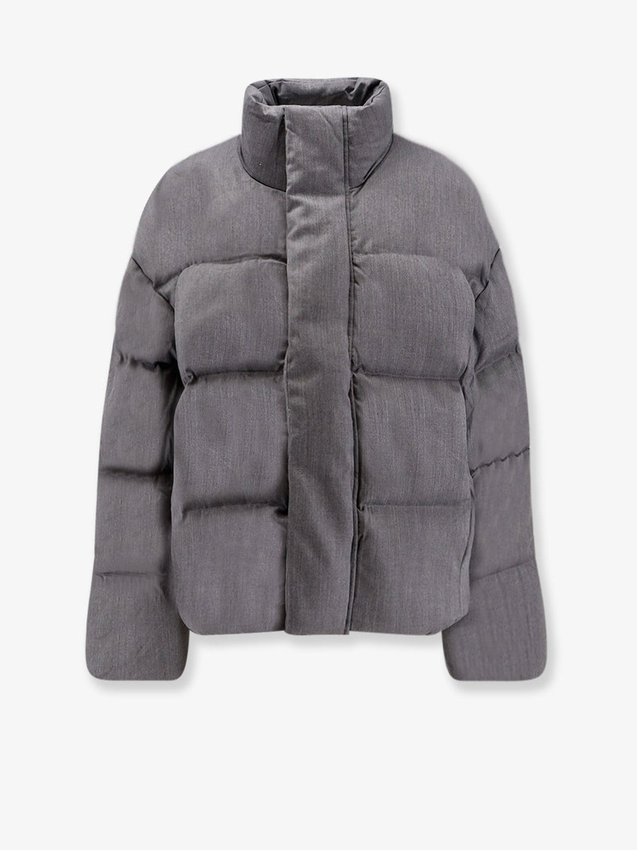 Puffer Wool Down Jacket Grey