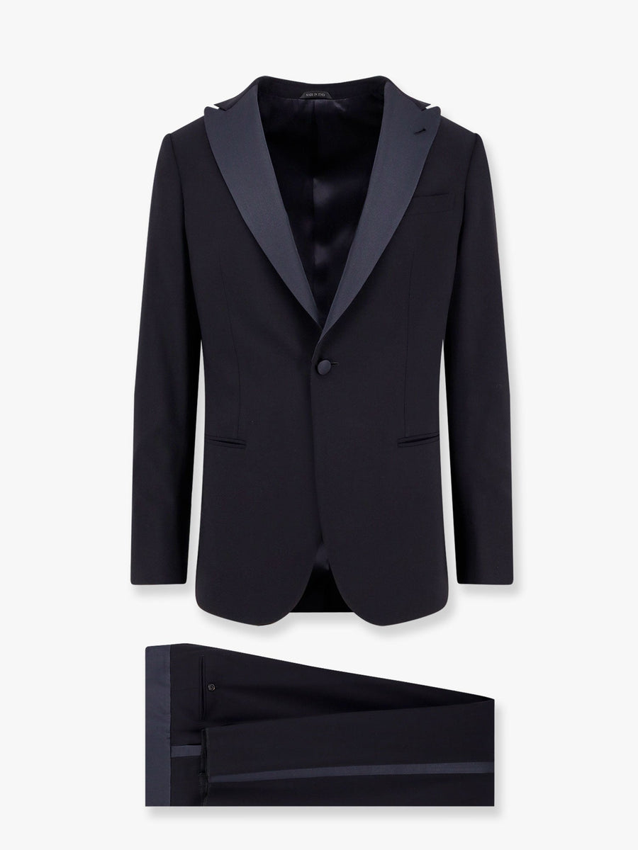 Tuxedo Soho Virgin Wool Blue Suits