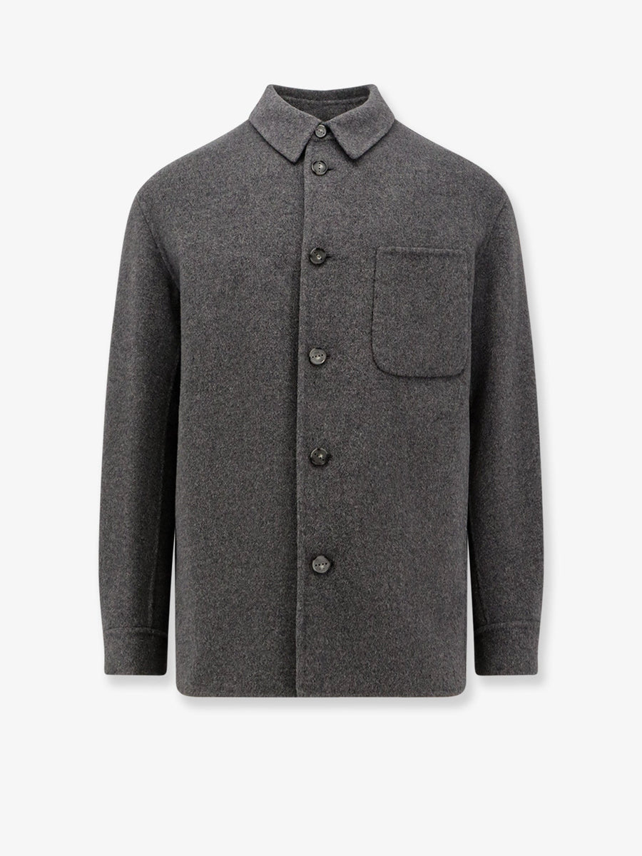 Wool Coat Bari Grey