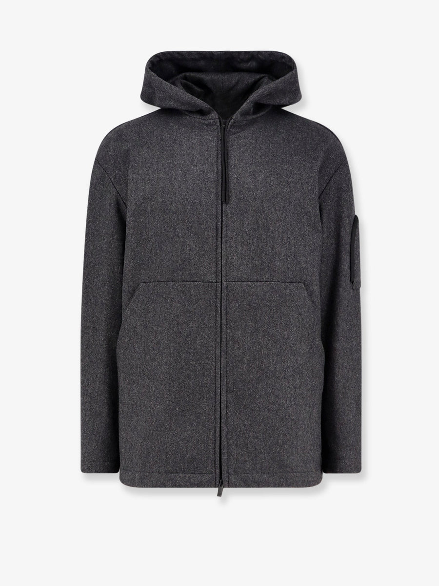 Coat Grottaverde Grey Virgin Wool Blend