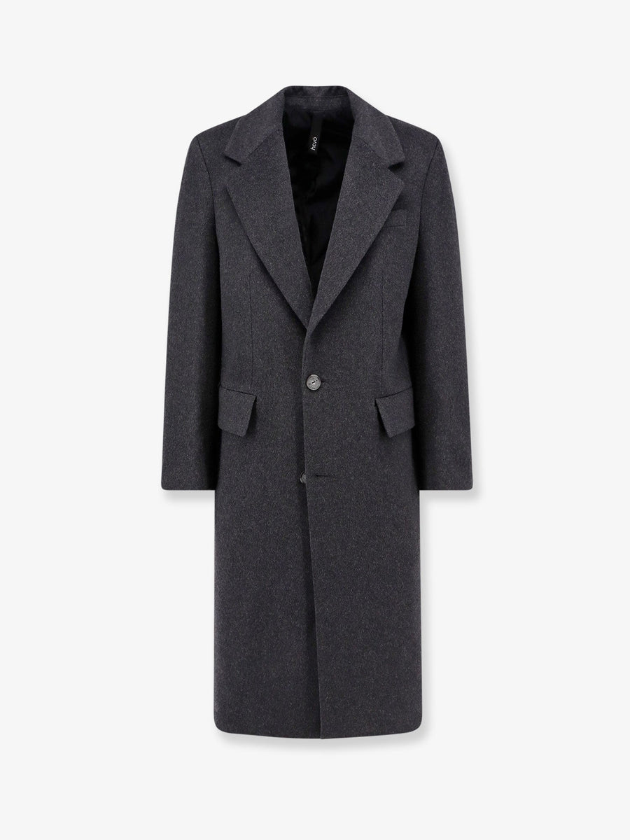 Cashmere Coat, Satin Lining, Grey