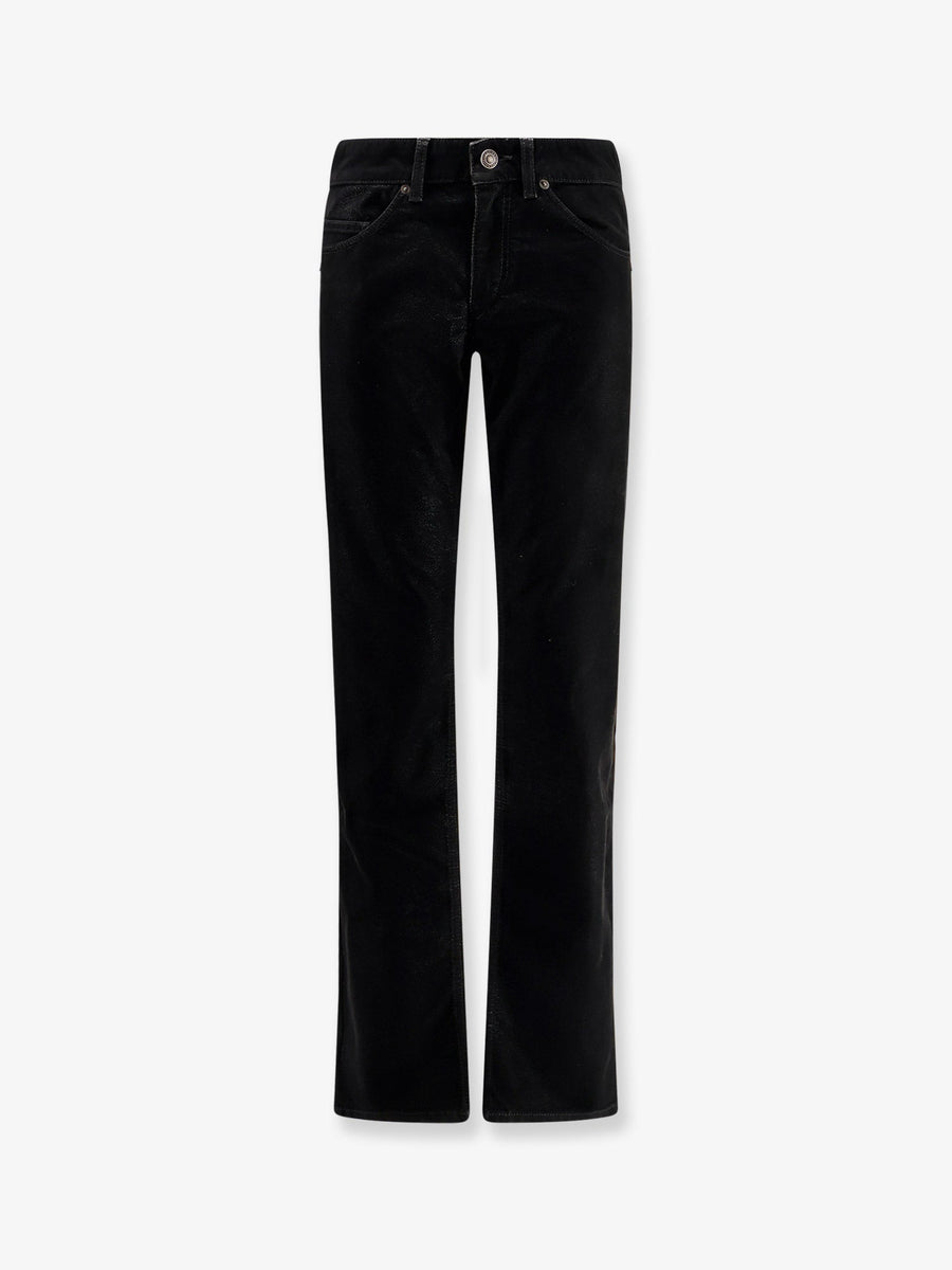 Trousers Kelsie Black Polyurethane