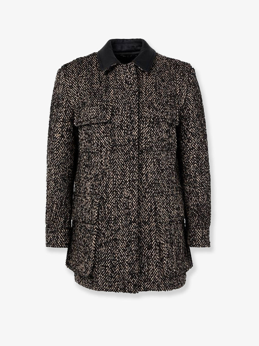 Virgin Wool Coat Black
