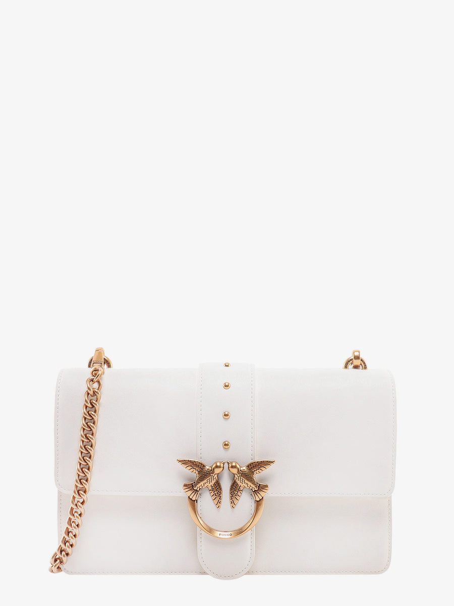 Shoulder Bag Leather White