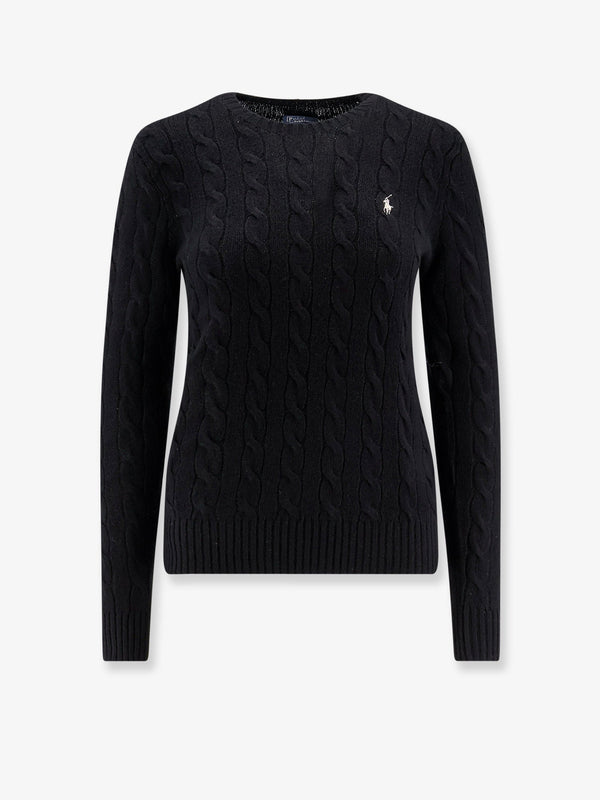 Cable-Knit Wool And Cashmere Sweater Black