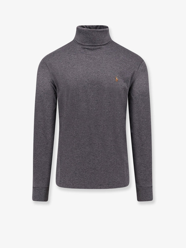 Turtleneck Sweater Cotton Grey