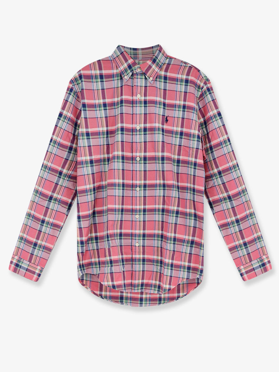 Custom Fit Cotton Shirt Pink