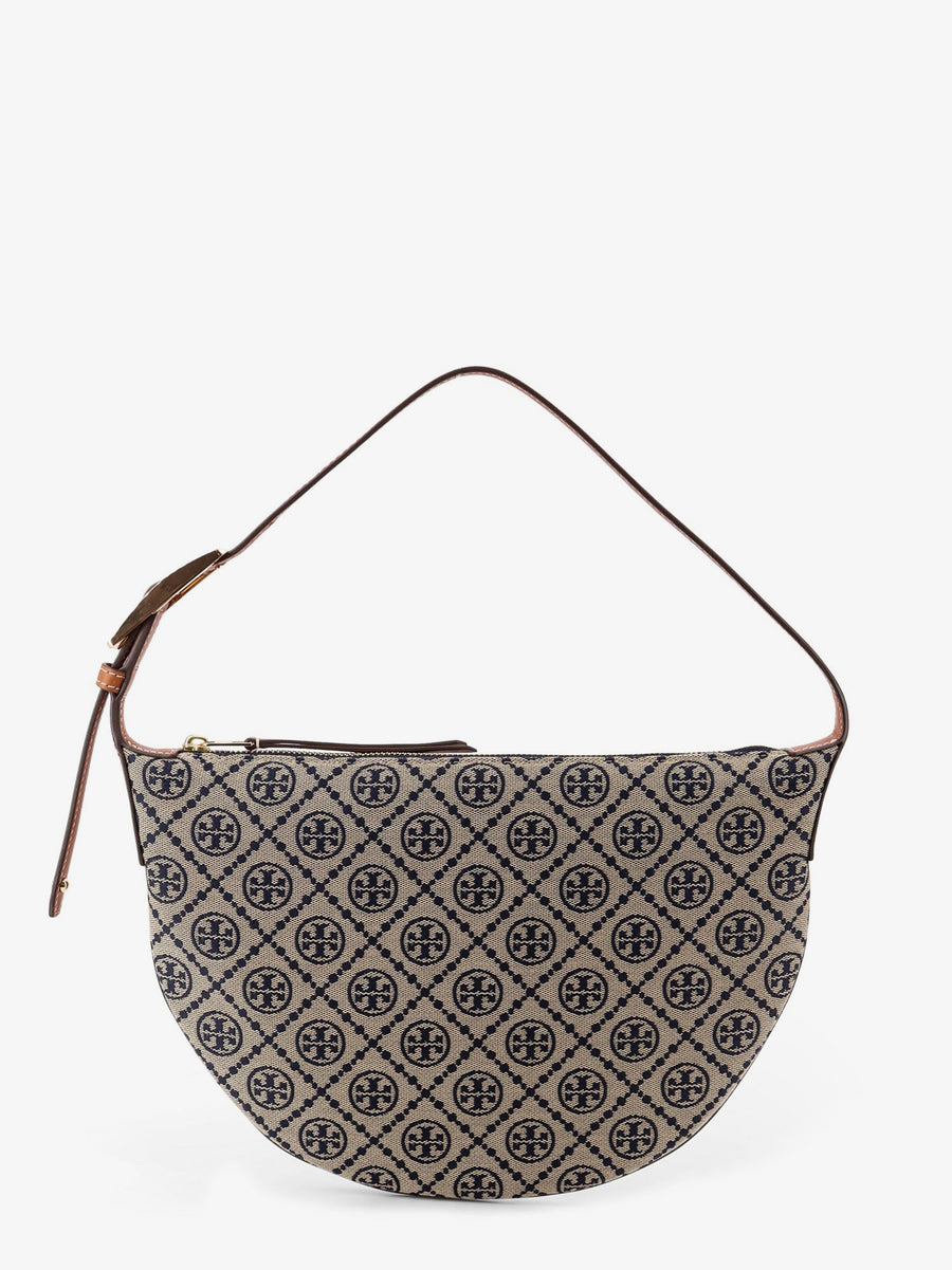 Monogram Small Balloon Shoulder Bag Beige Canvas; Suede Lining