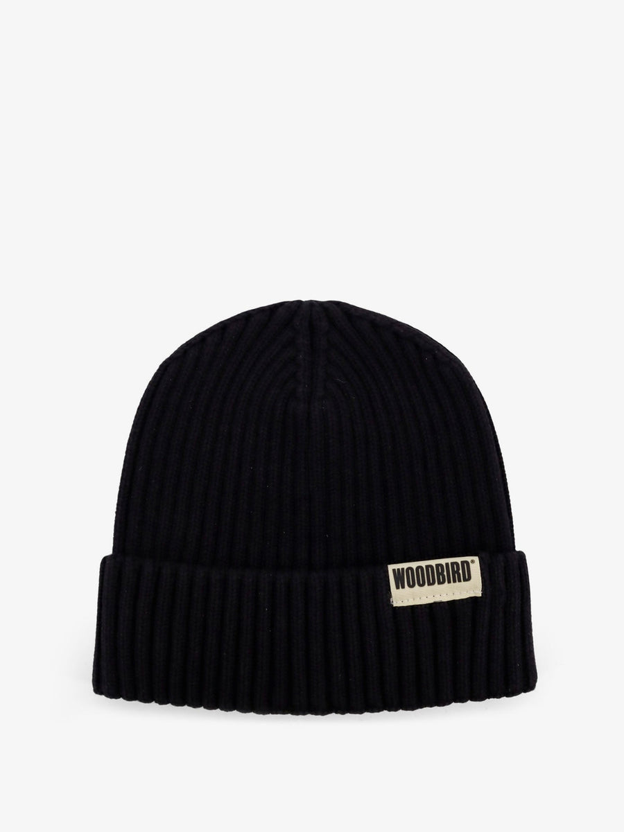 Cotton Beanie Hat Black