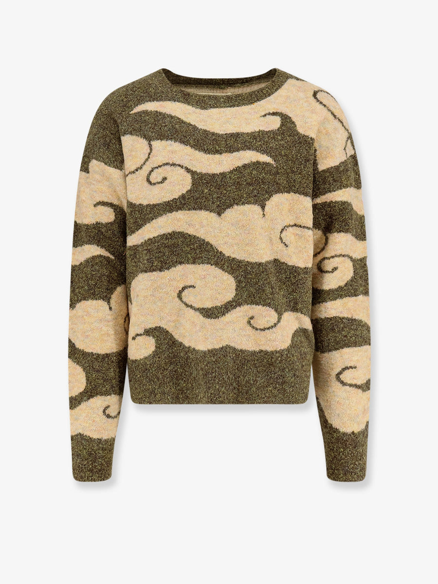 Cloud Sweater Green Acrylic