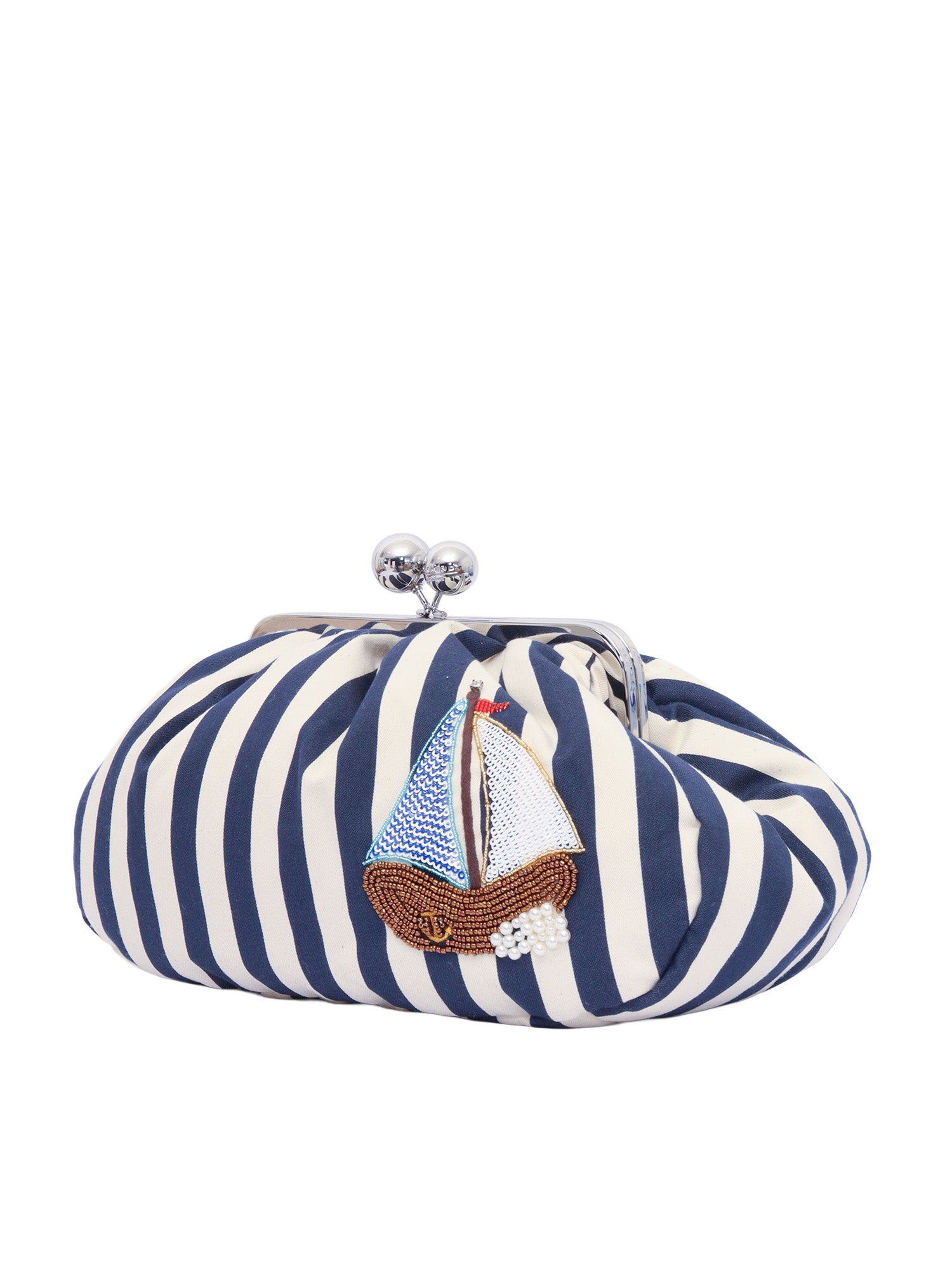 Bag Blue Cotton Polyamide Handbag