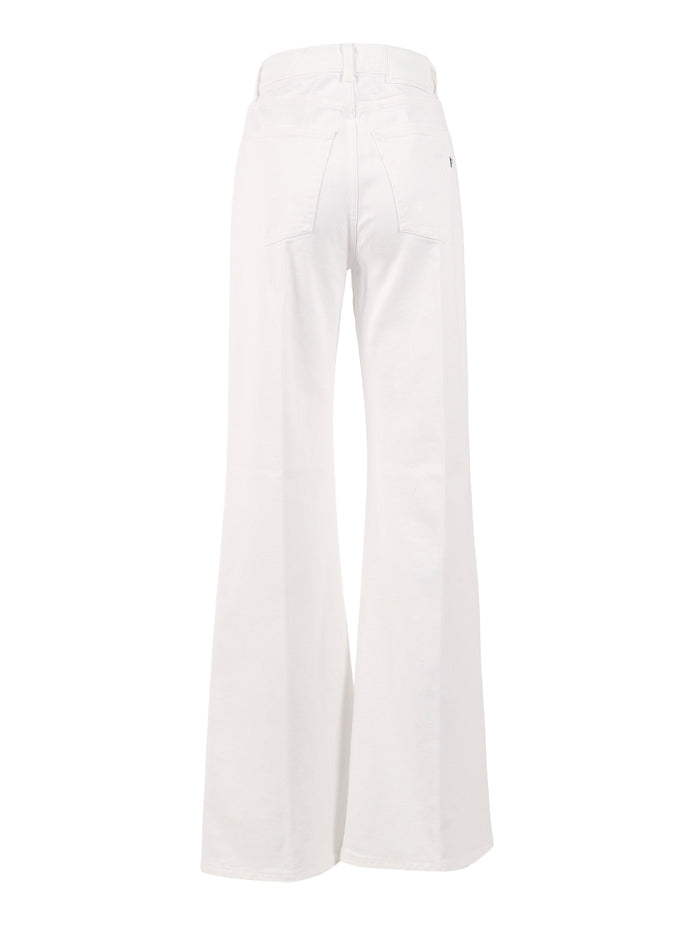 AMBER PANTS White Cotton Elastane Jean