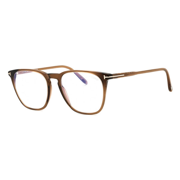 Tom Ford FT5937-B048 Acetate frame eyeglasses in brown