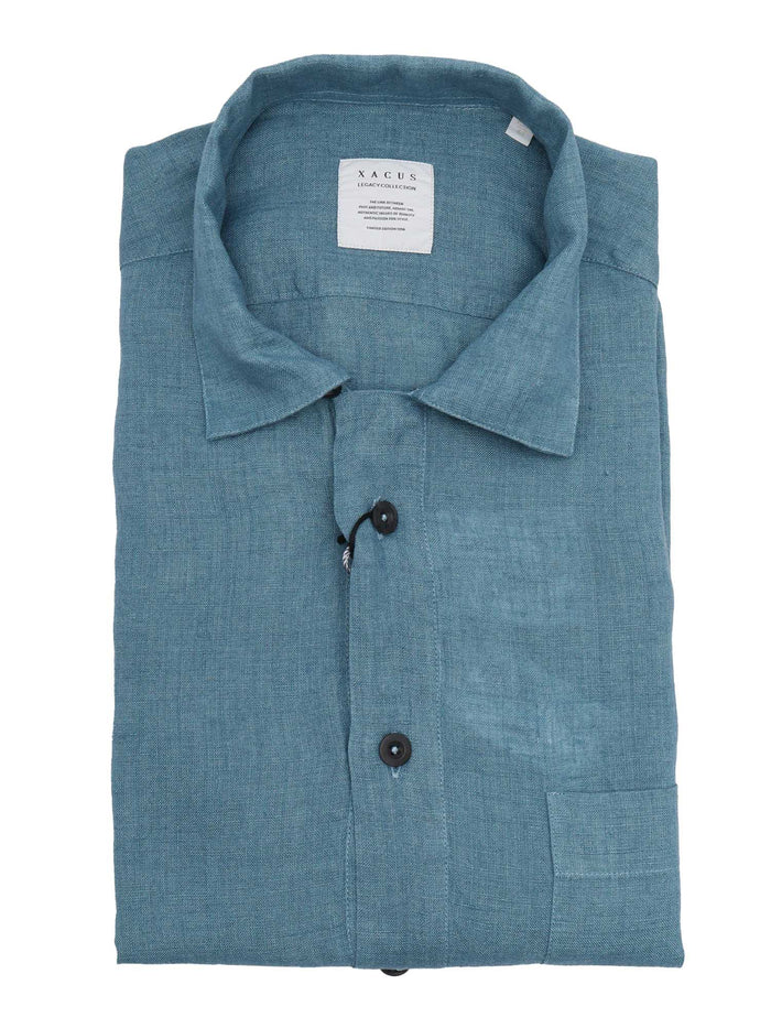 SHIRT Light Blue Linen