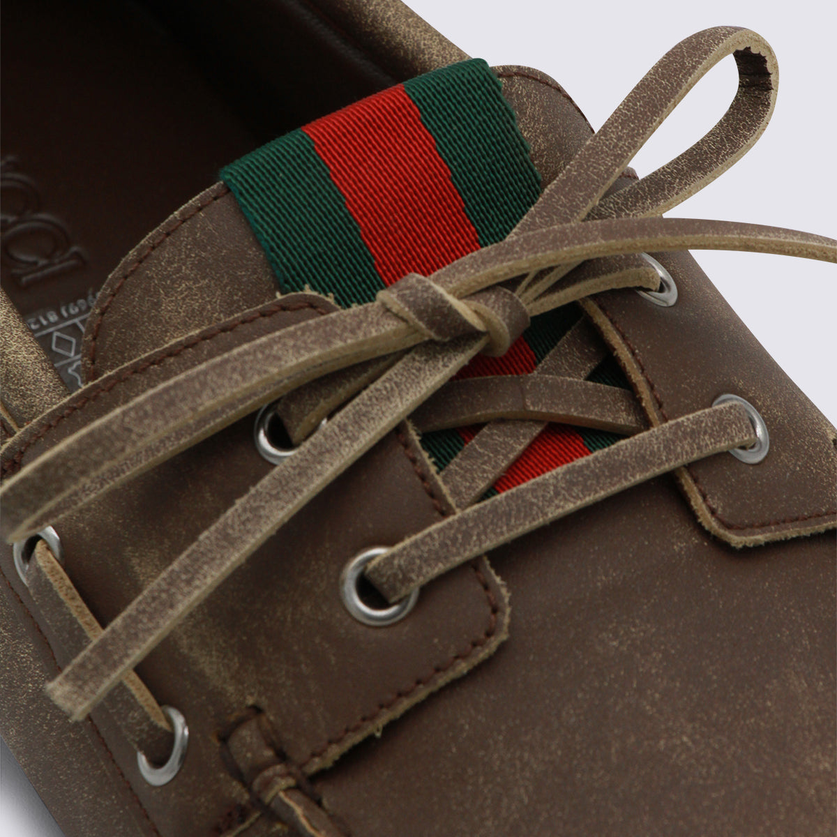 Gucci Flat shoes Washed Brown _coverle ;soleel