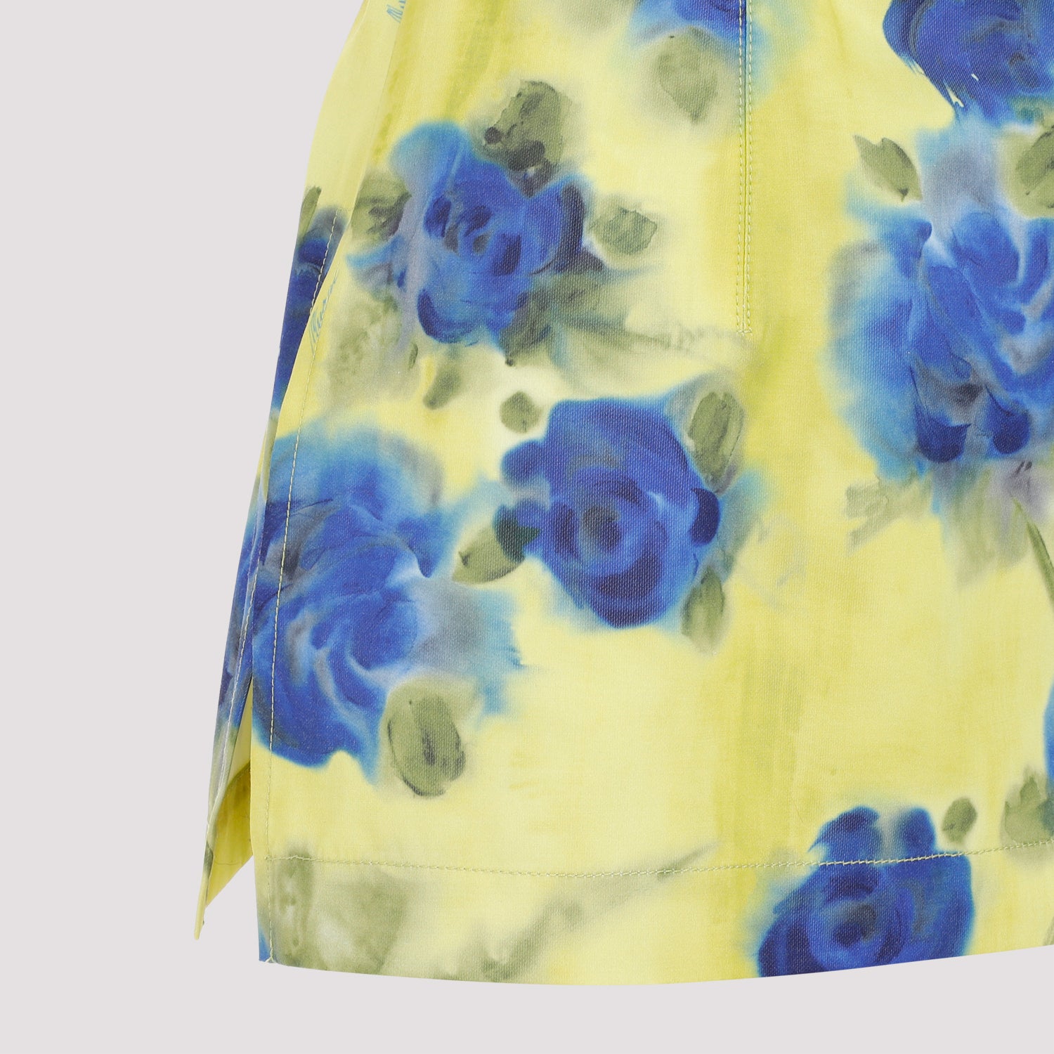 Polyester Top Yellow & Orange Cotton