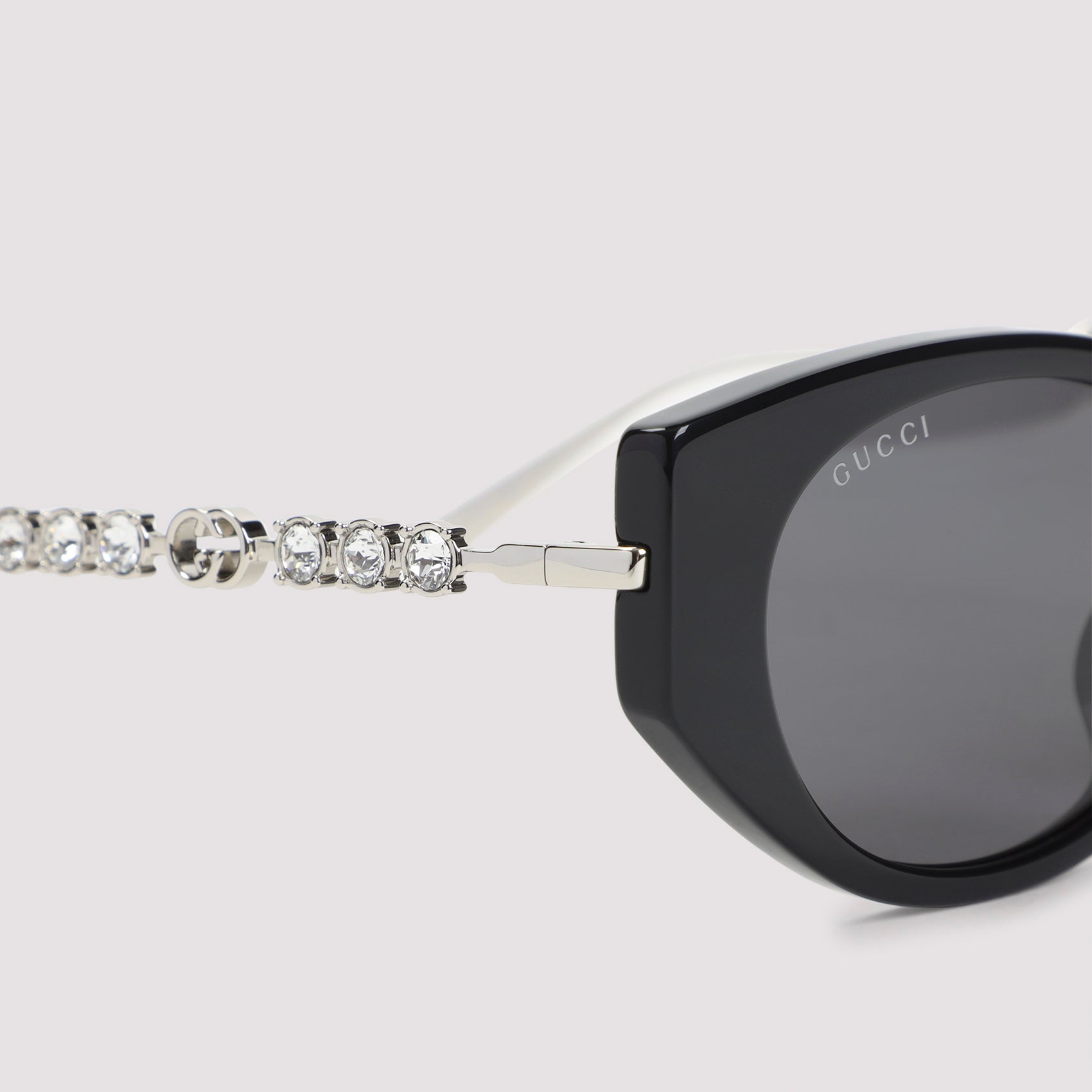 Acetate Sunglasses Black Metal Glasses