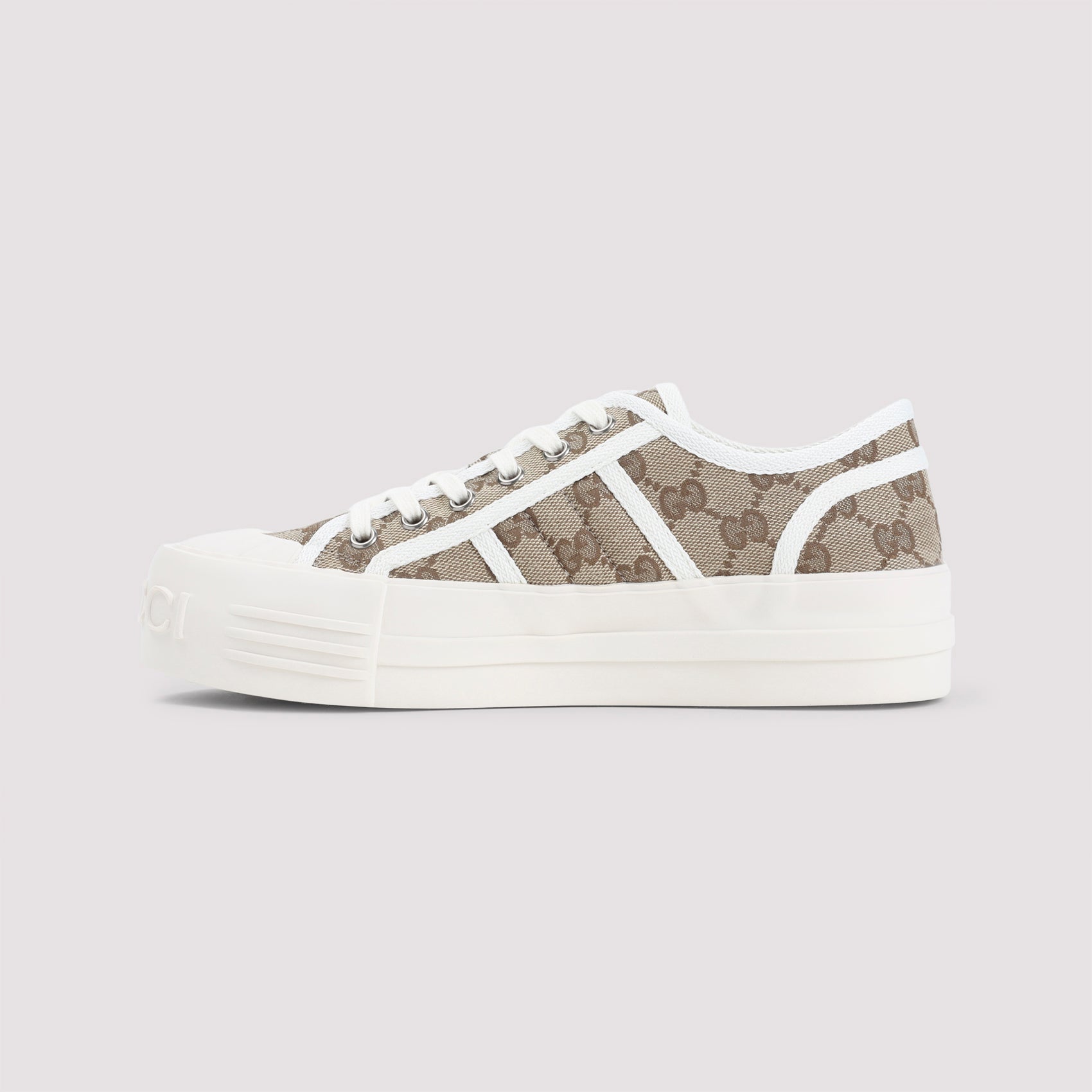 Julia Sneakers Nude & Neutrals Polyester Cotton Polyamide