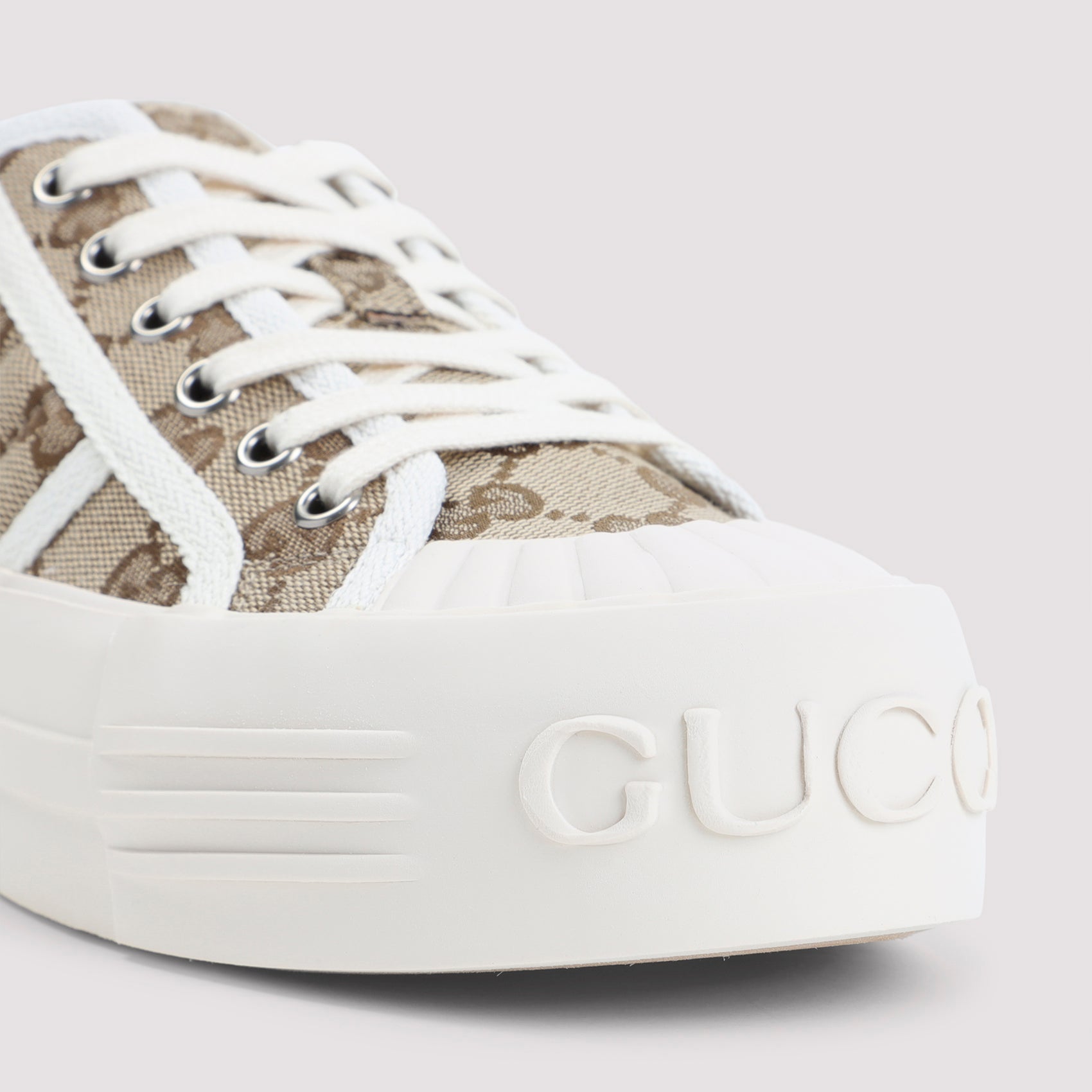 Julia Sneakers Nude & Neutrals Polyester Cotton Polyamide