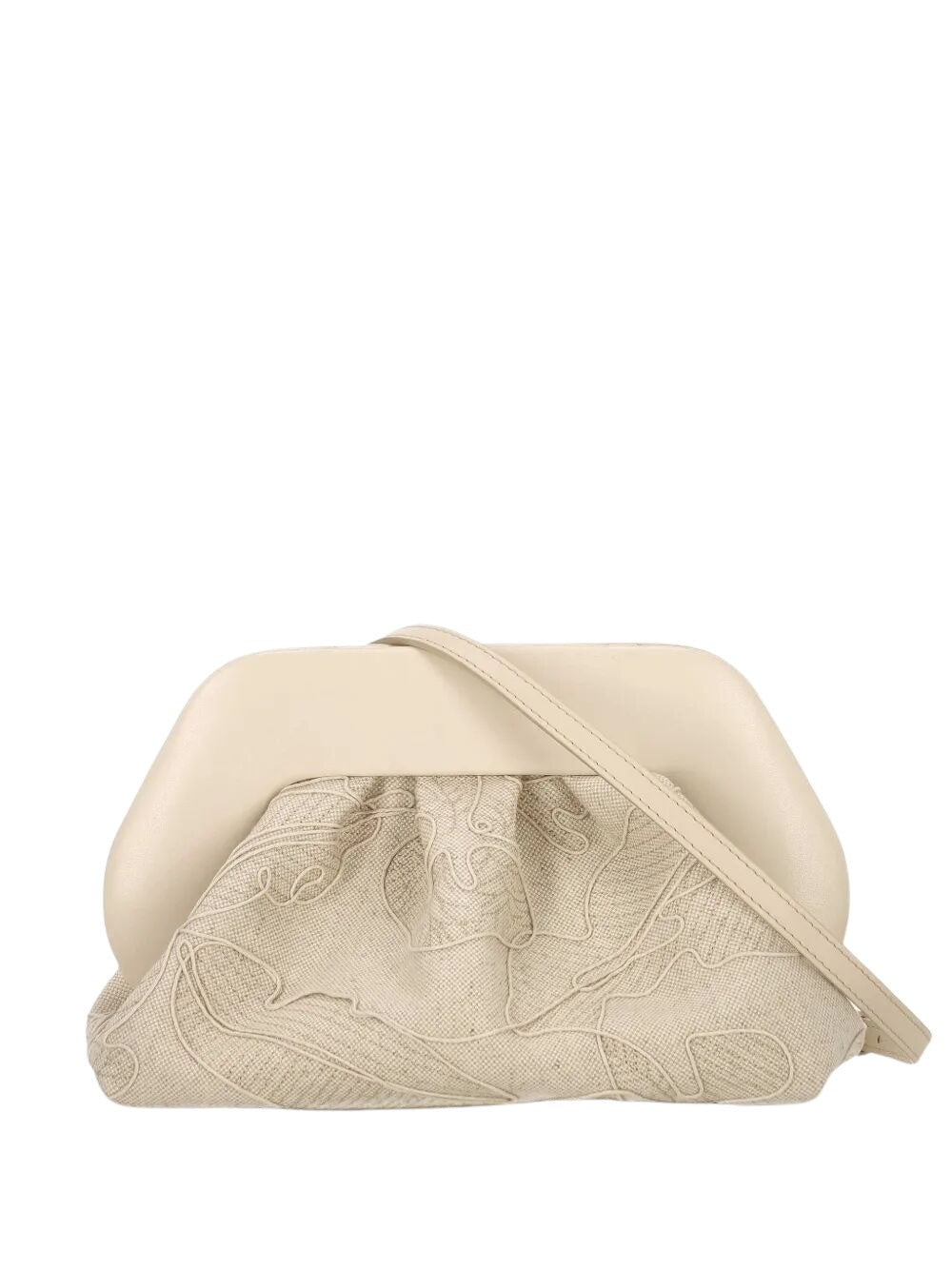 Bios Medium Ricamo Canapa White Hemp Bag