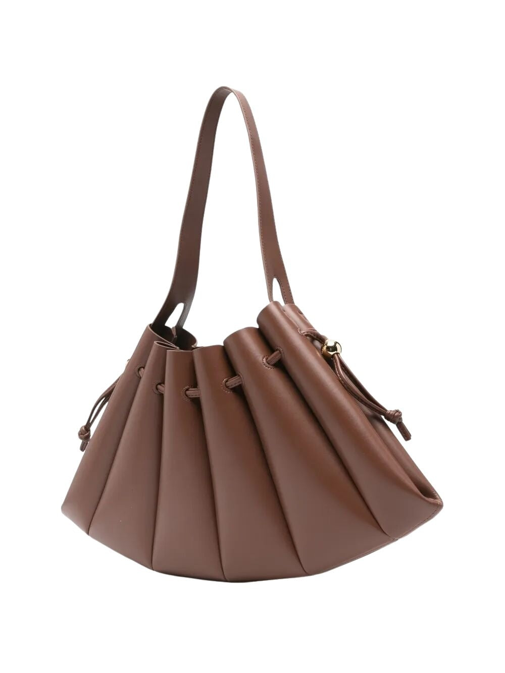 Calipso Vegan Fabric Brown Polyurethane Bag
