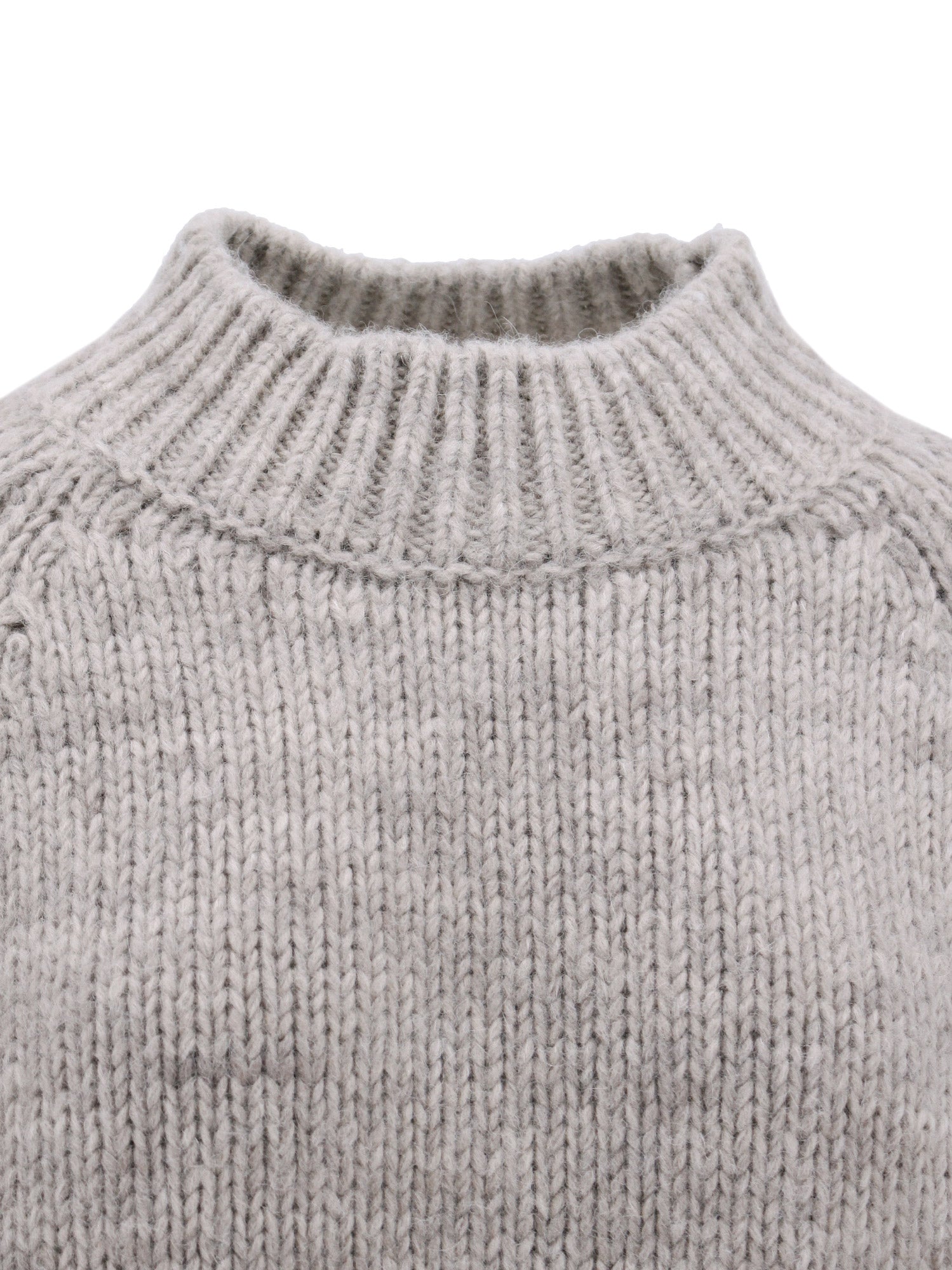 Maison Margiela Sweaters Beige Alpaca Cotone Lana