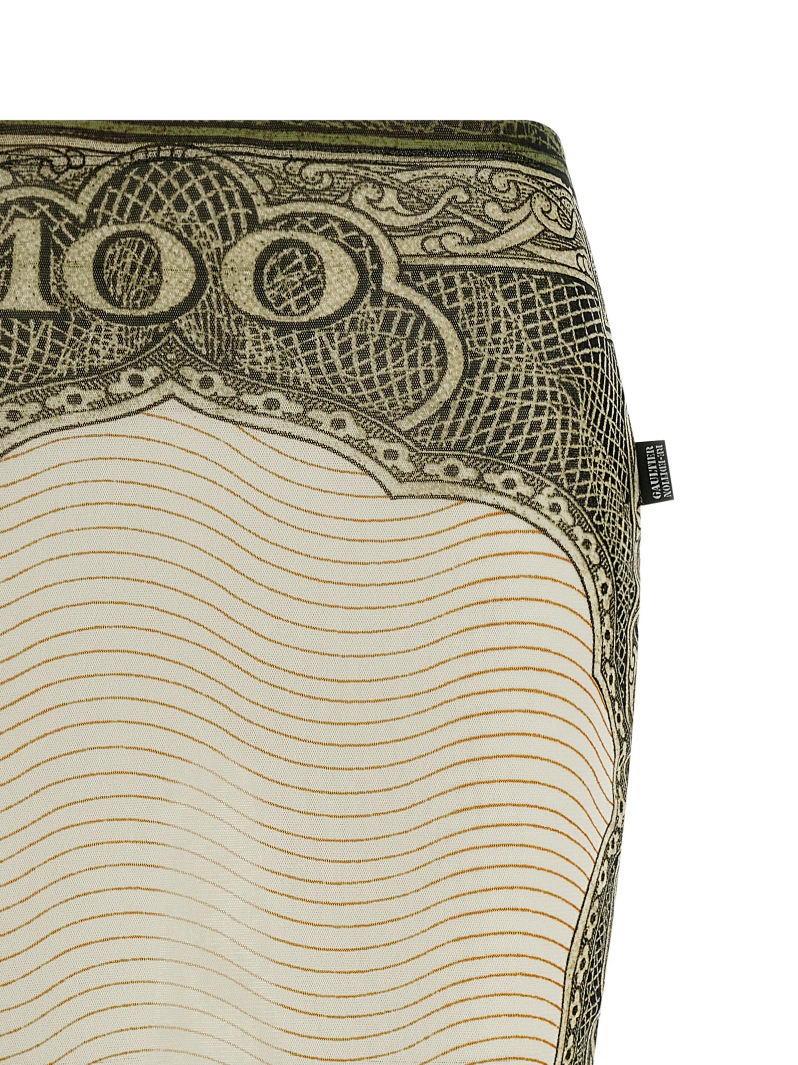 Re-edition - The Green Cartouche skirt Multicolor Polyamide