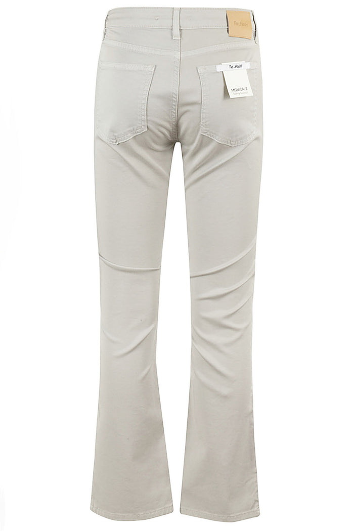 Monica Z Grey Cotone Elastan Pantaloni