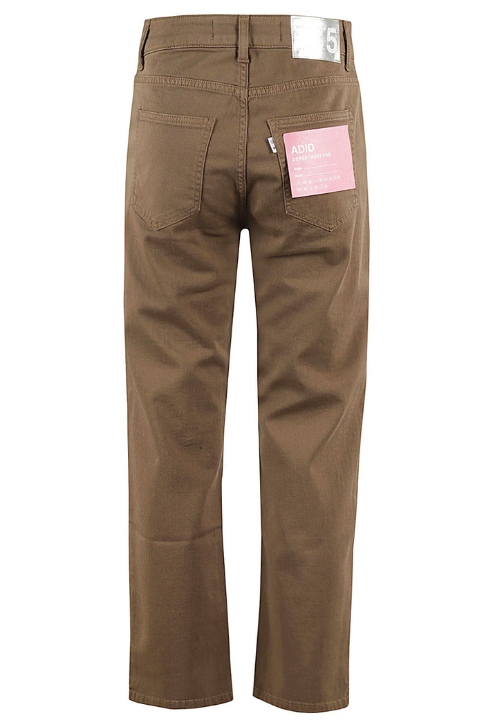 Adid Brown Cotone Fibra Di Gomma Pantaloni