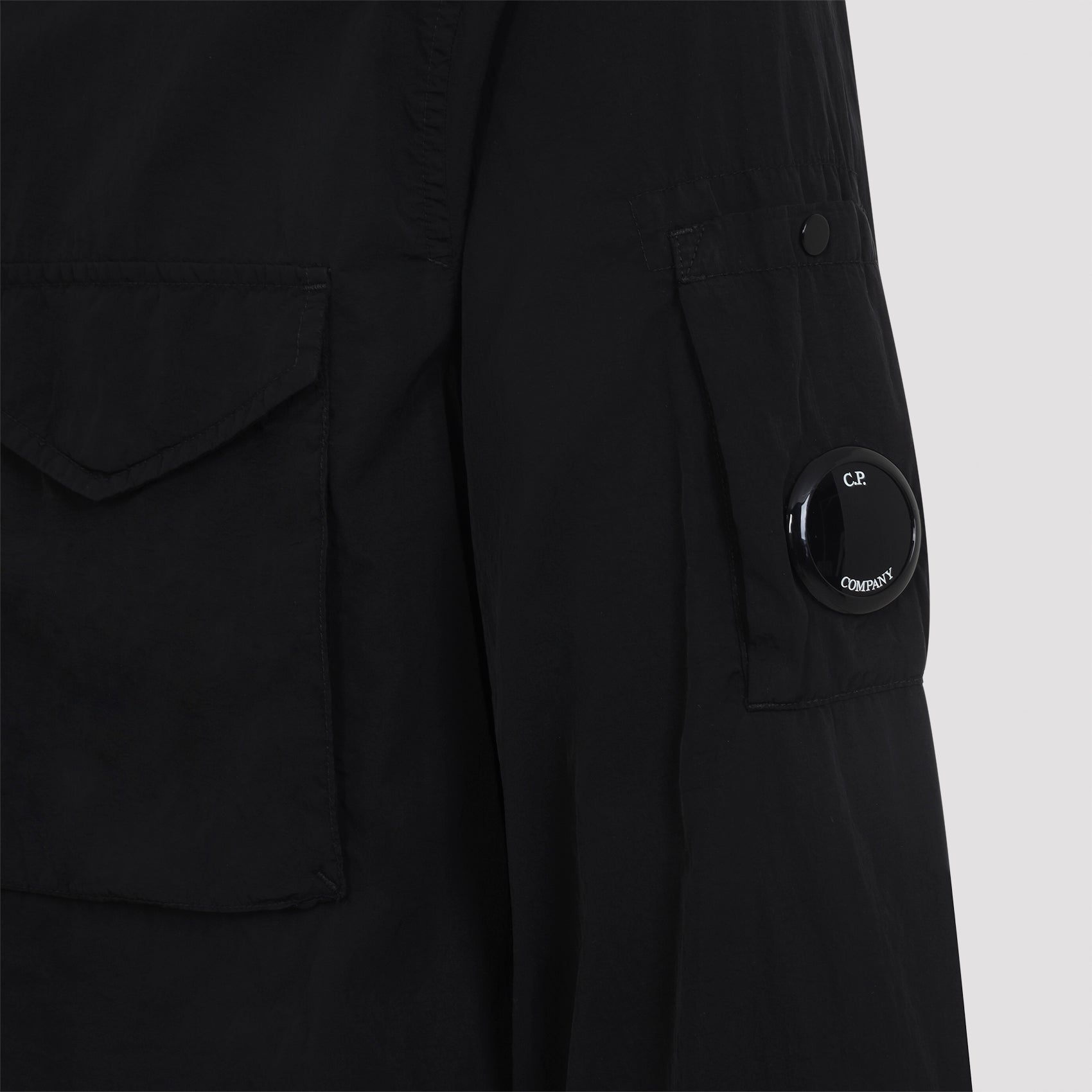 Chrome-r Overshirt Black Polyamide Shirt