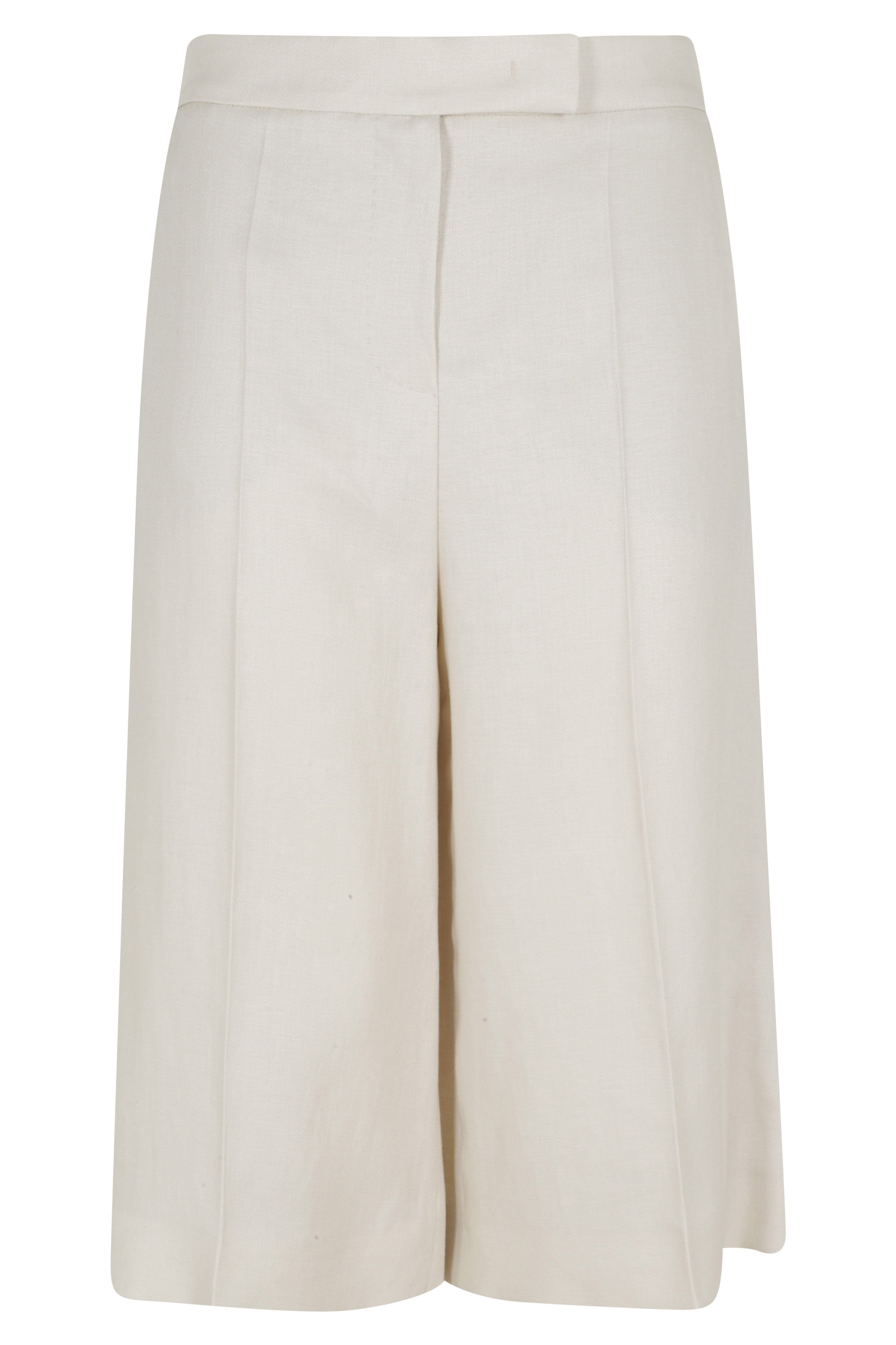 Kaki White Lino Pantaloni
