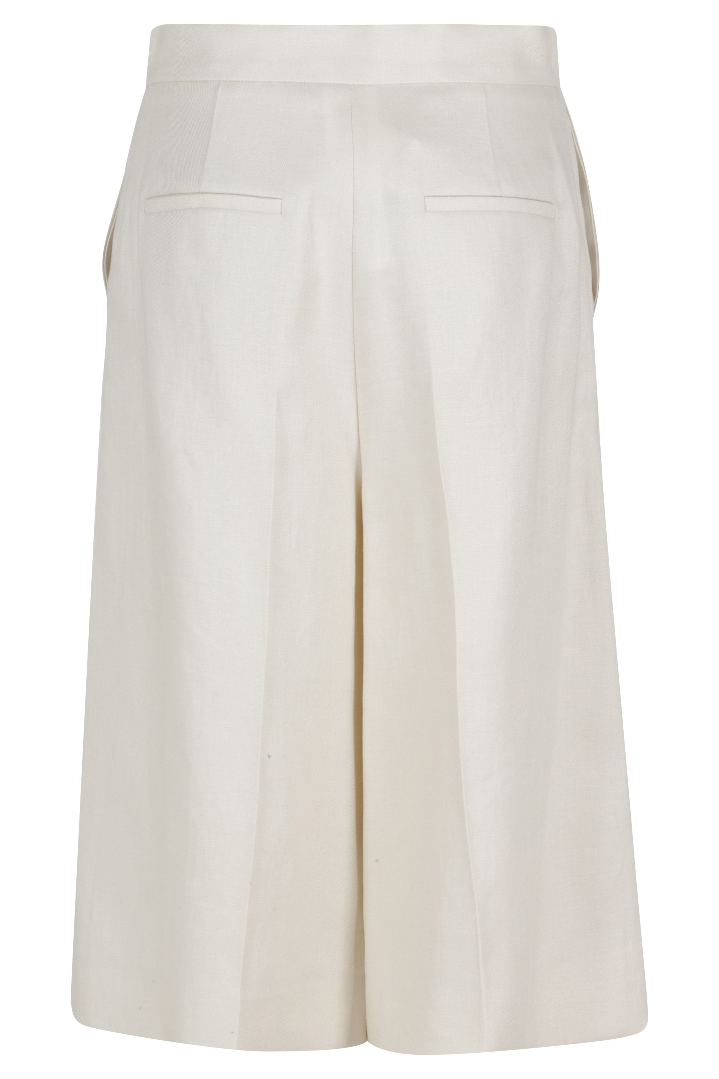 Kaki White Lino Pantaloni