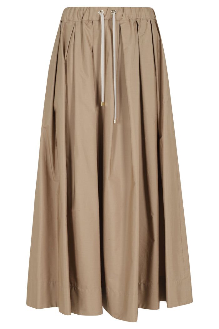 Pineta Brown Cotone Gonna