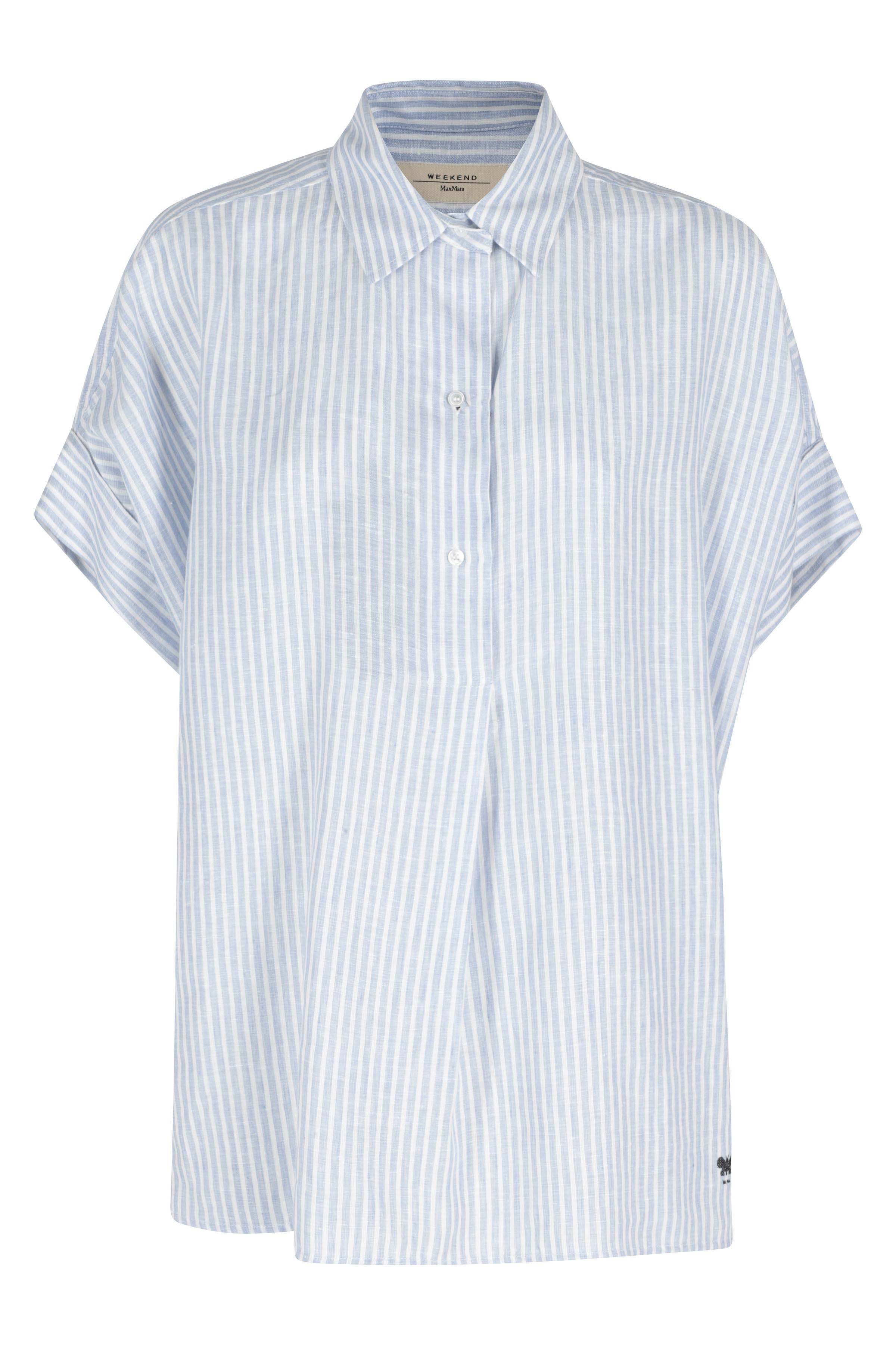 Verve Blue Lino Camicia