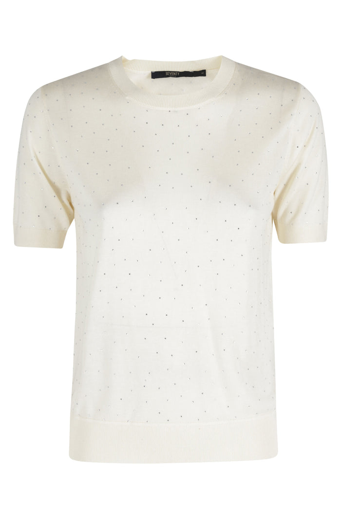 Giro Mezza Manica Nude & Neutrals Viscosa Lyocell Seta Maglia