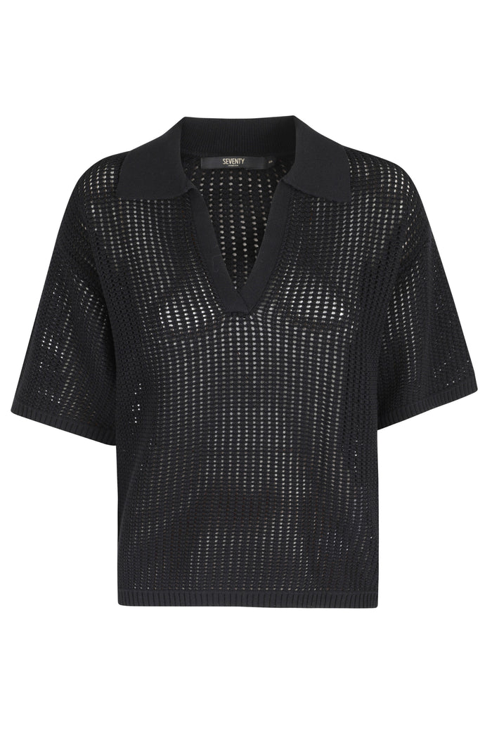 Polo Black Cotone