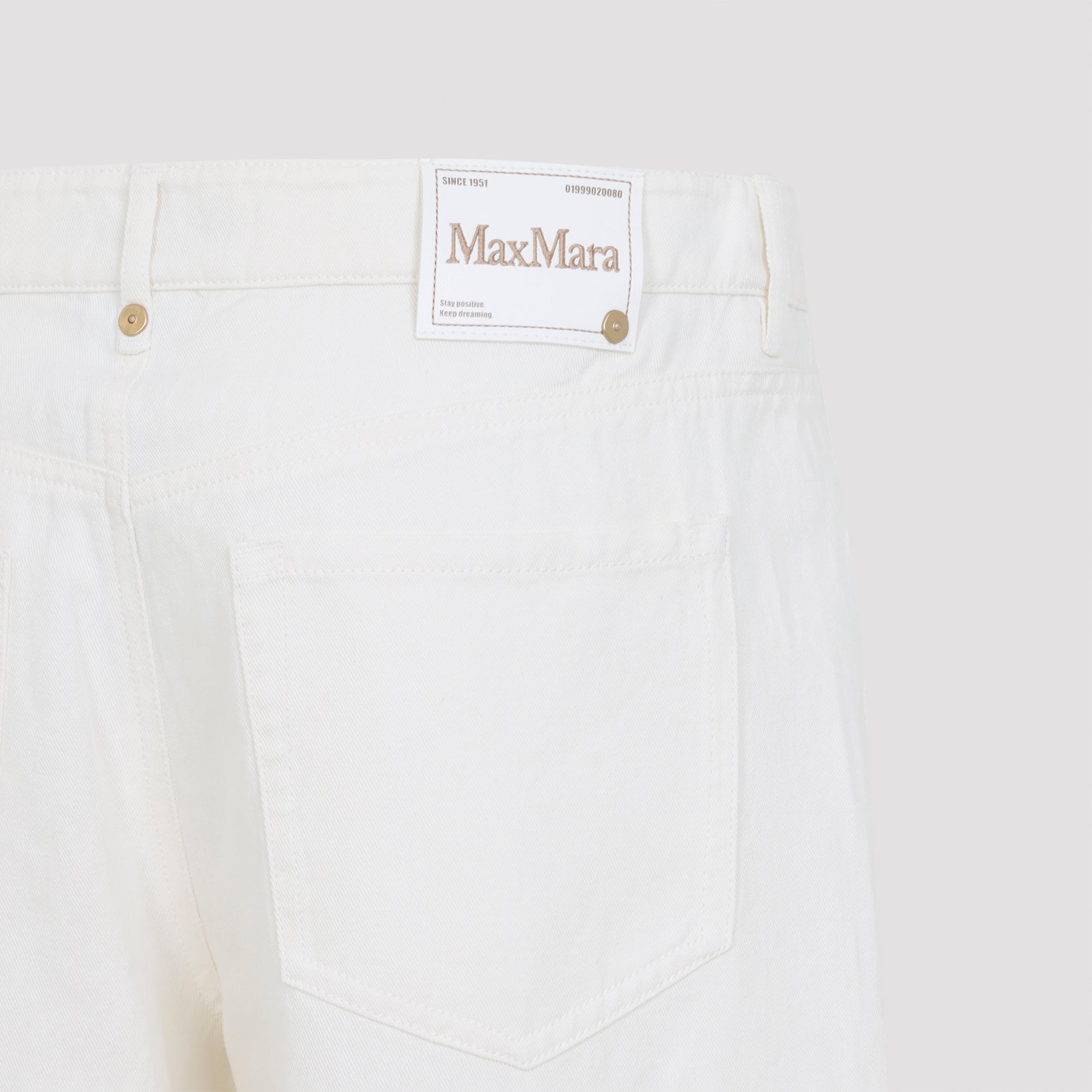 Onorata Pants White Cotton Linen