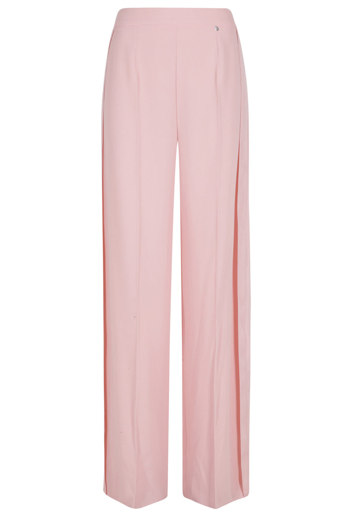 Pants Pink & Purple Polyester Pantaloni
