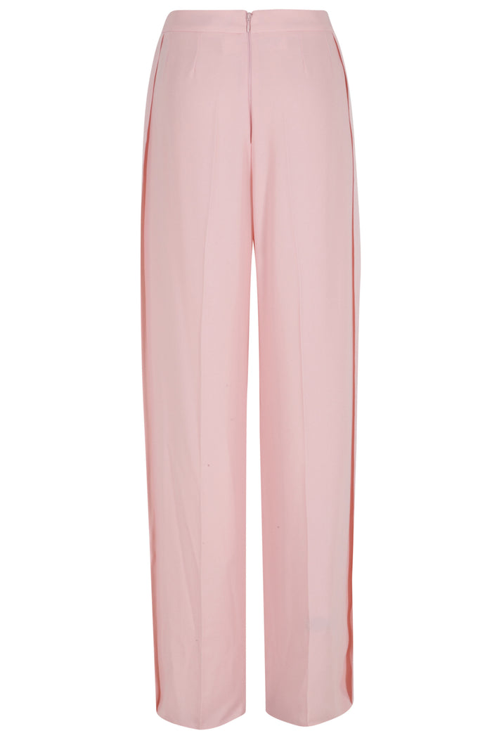 Pants Pink & Purple Polyester Pantaloni