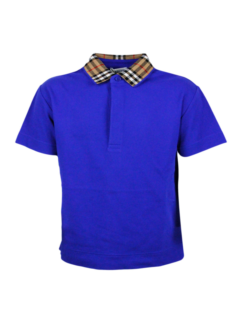 Burberry T-Shirts And Polos Blue 100co