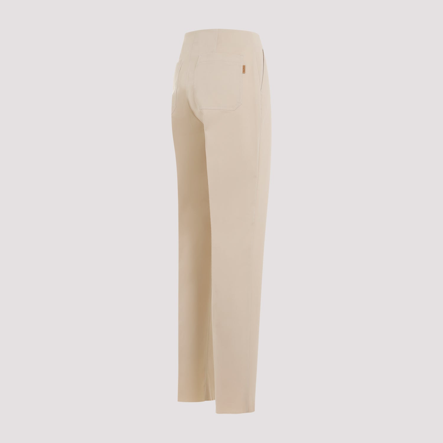 Empoli Cotton Twill Pants Nude & Neutrals Silk Elasatne