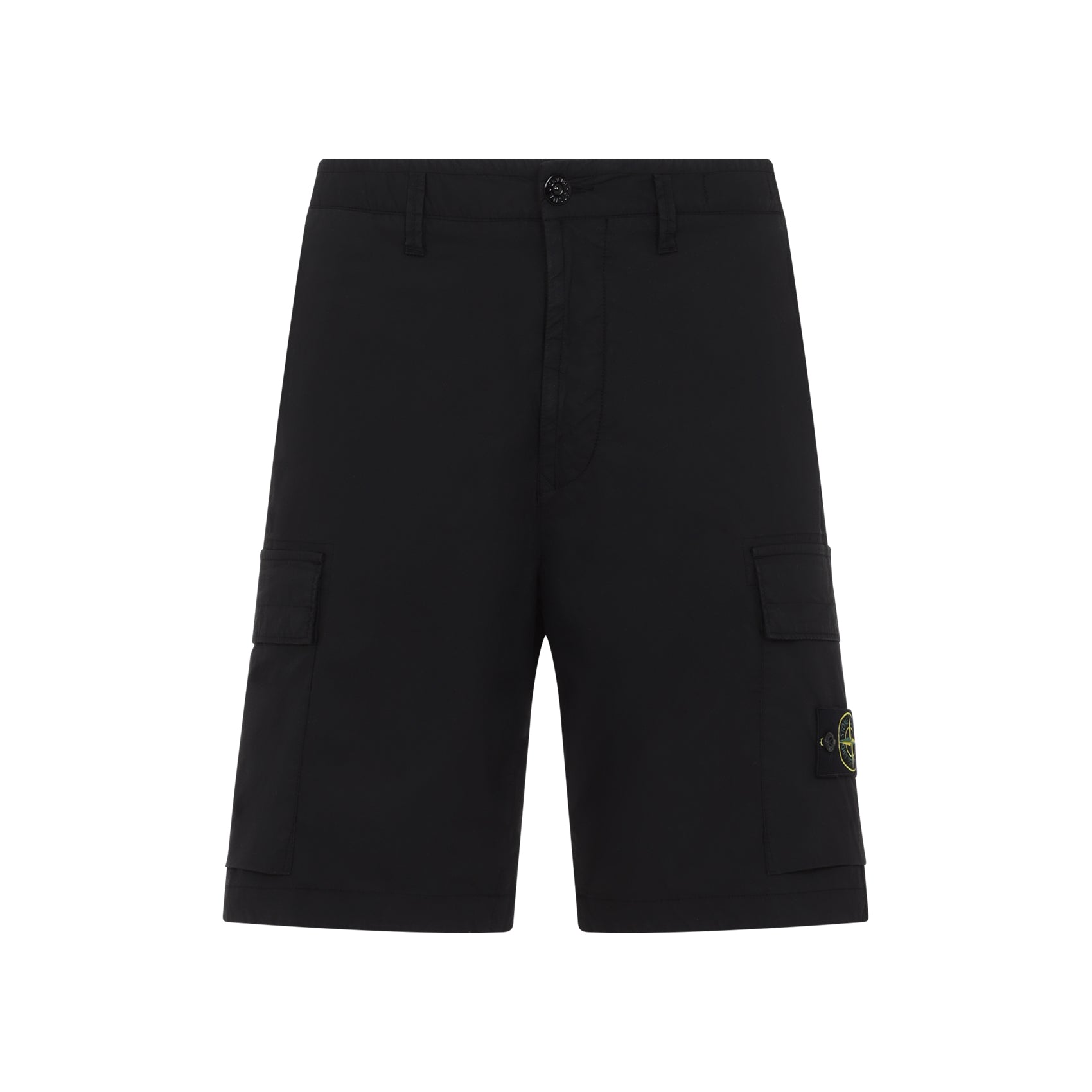 Cotton Shorts Black Elastan Pant