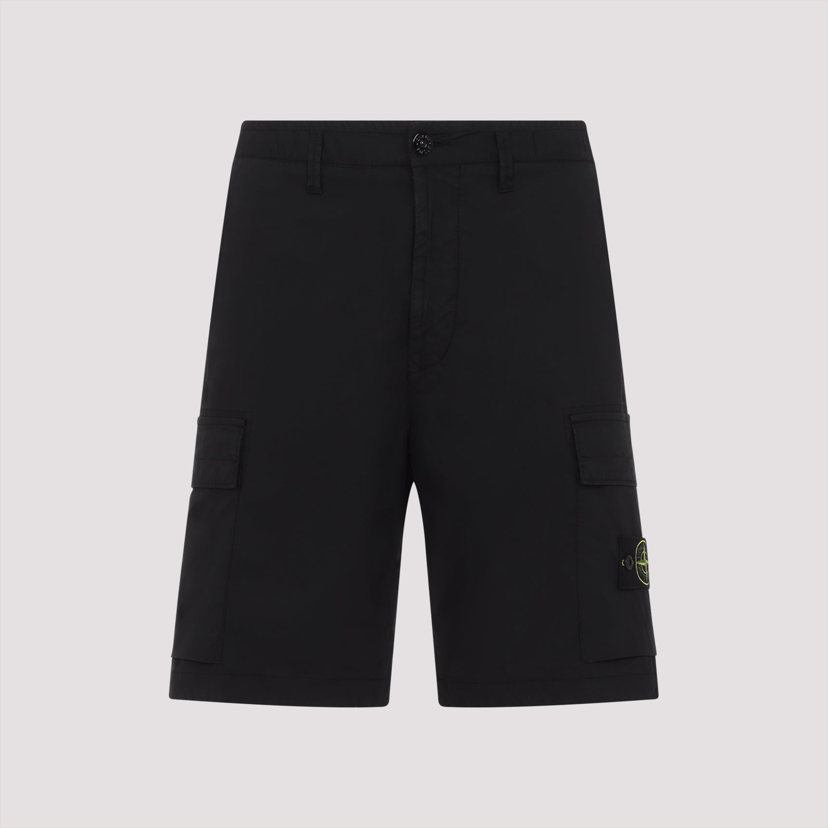 Cotton Shorts Black Elastan Pant