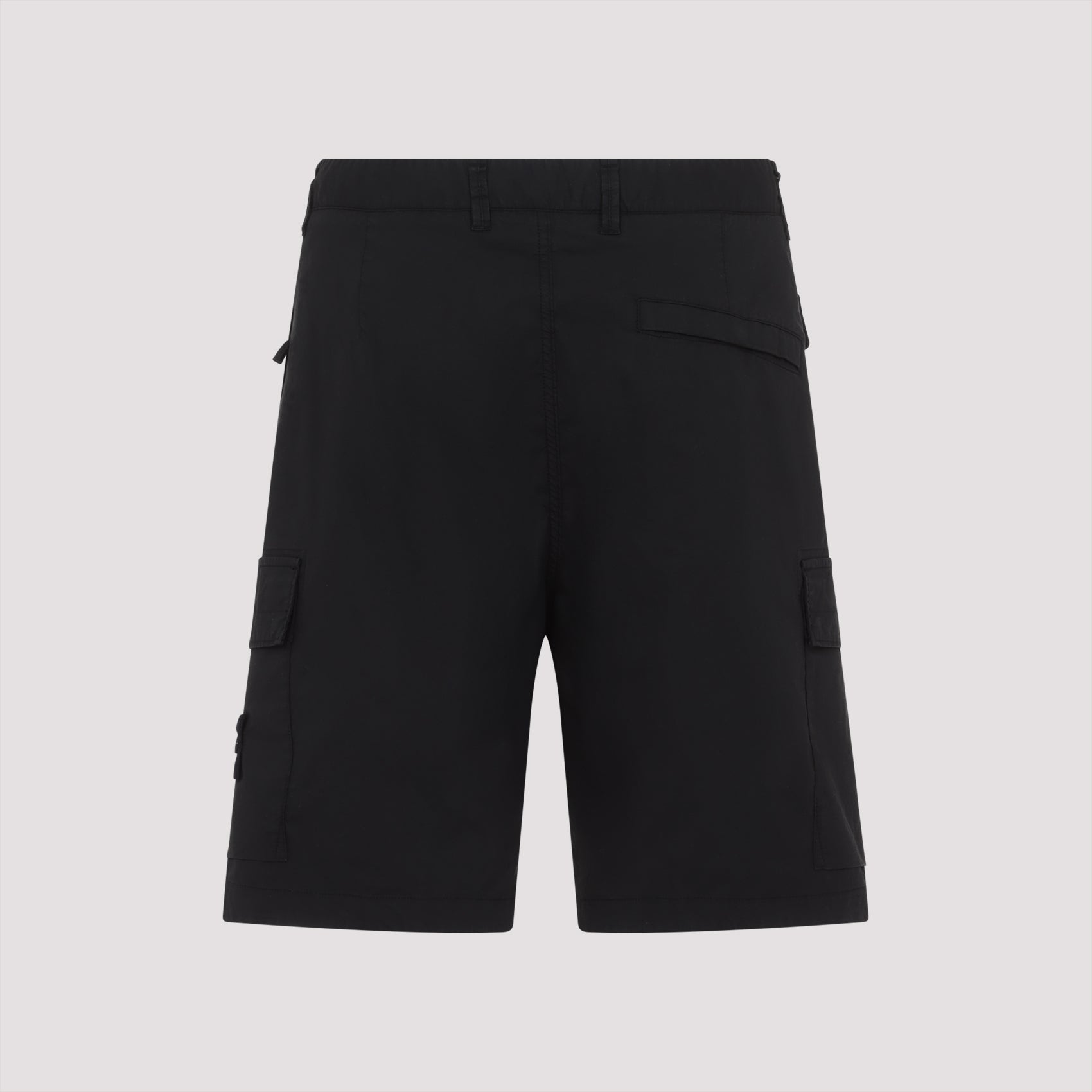 Cotton Shorts Black Elastan Pant