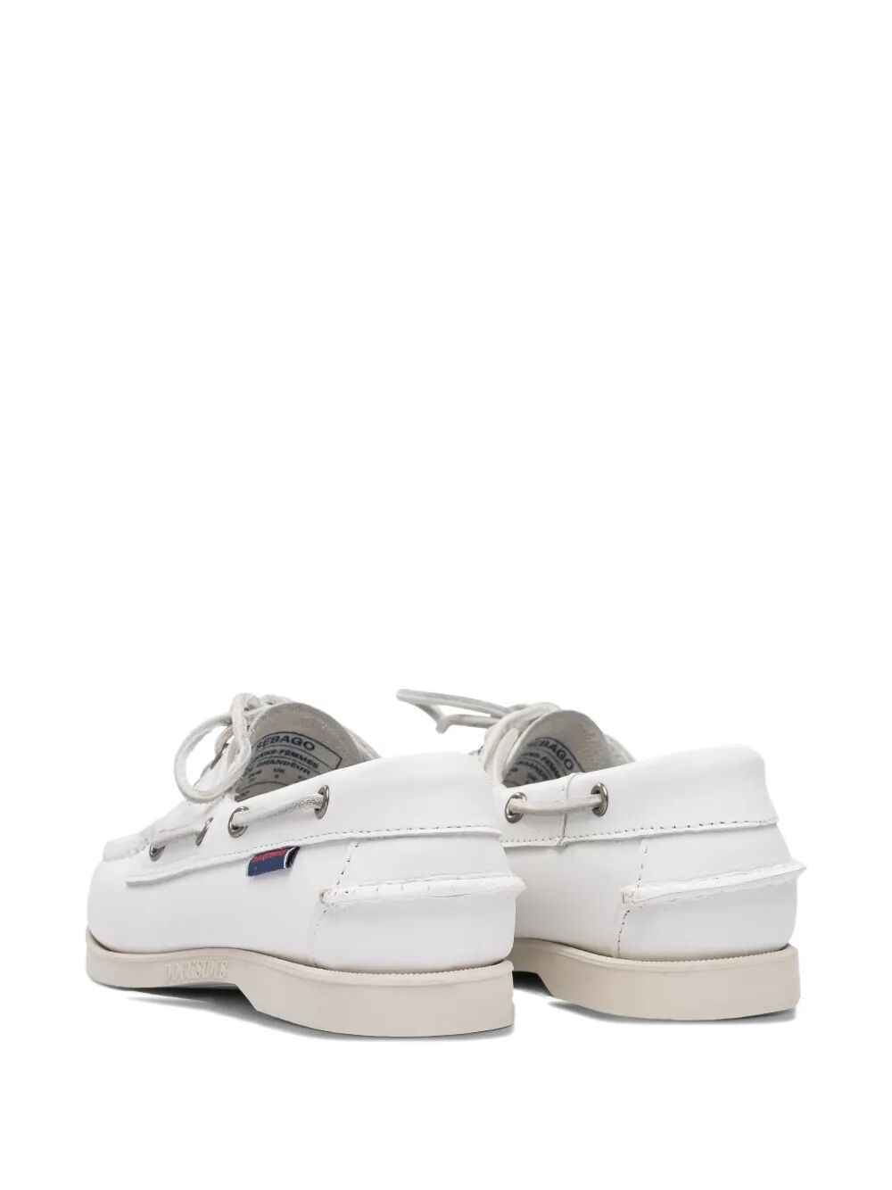 Docksides Portland White Leather Shoe