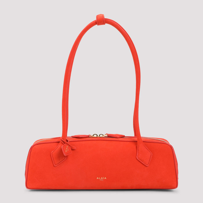 Le Teckel Medium Nabuck Yellow & Orange Calf Leather Bag