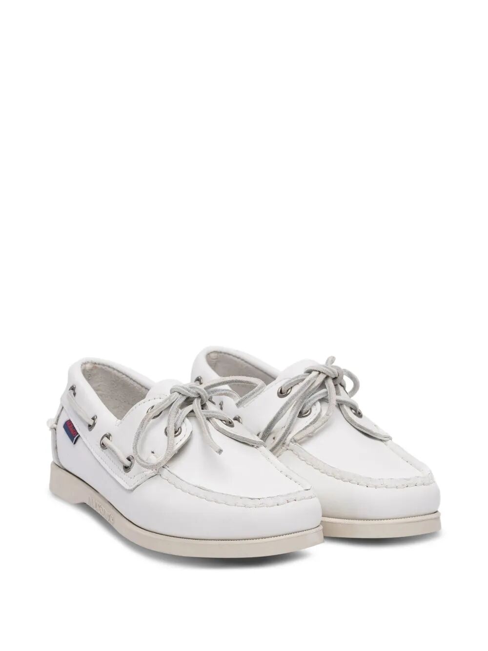 Docksides Portland White Leather Shoe