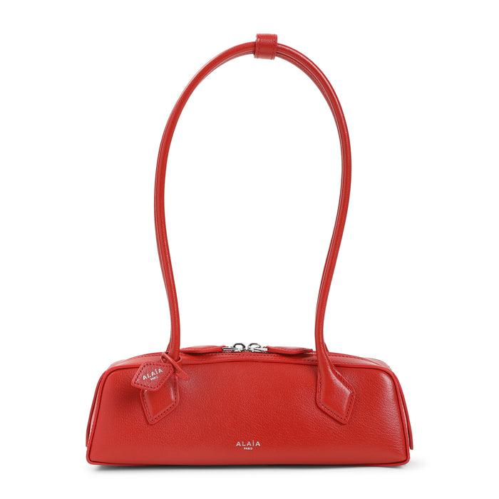 Teckel Small Shoulder Bag Red Goat Leather