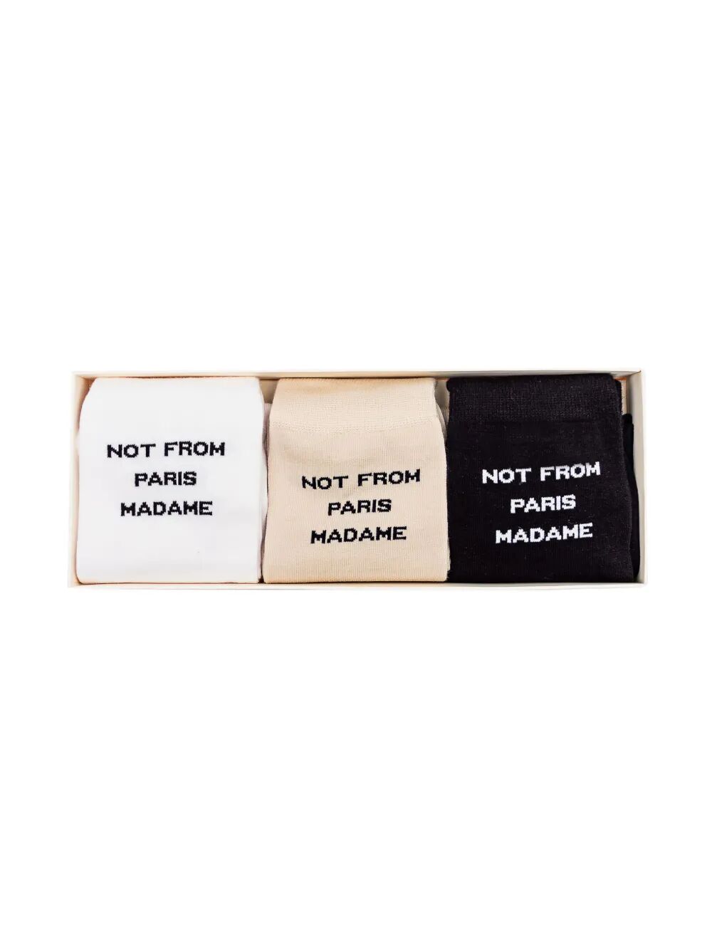 Slogan Socks Pack Multicolour Cotton